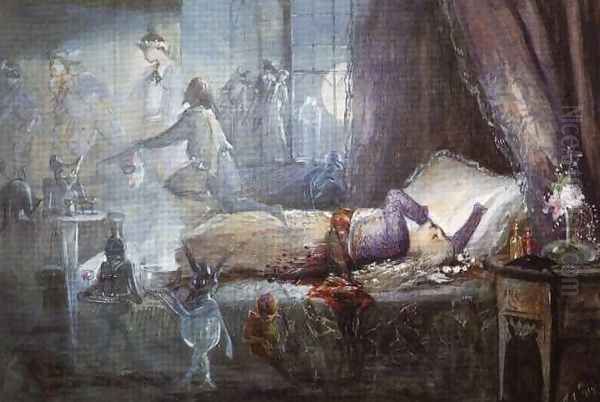 The Nightmare Oil Painting by John Anster Fitzgerald