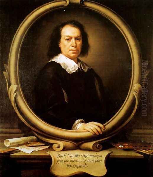 Autorretrato Oil Painting by Bartolome Esteban Murillo