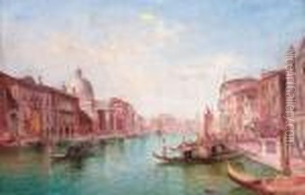 The Grand Canal Oil Painting by Alfred Pollentine