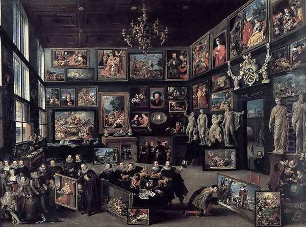 The Gallery of Cornelis van der Geest 1628 Oil Painting by Willem van Haecht