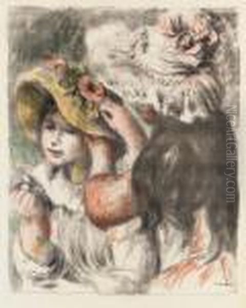 Le Chapeau Epingle, 2e Planche Oil Painting by Pierre Auguste Renoir