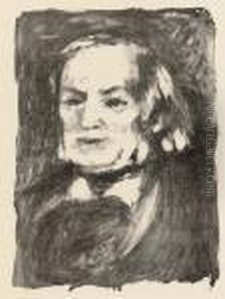 Richard Wagner Oil Painting by Pierre Auguste Renoir