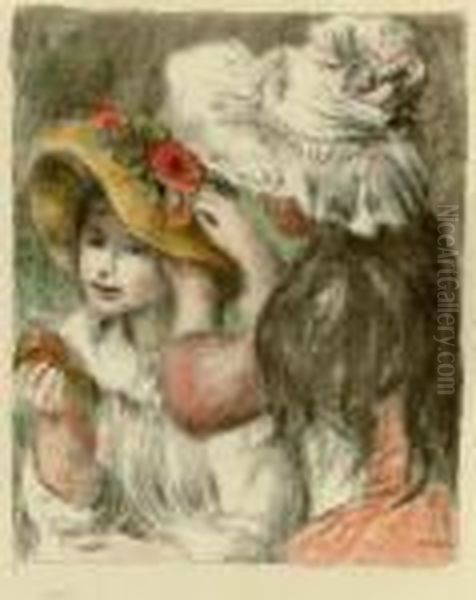 Le Chapeau Epingle, 2e Planche Oil Painting by Pierre Auguste Renoir