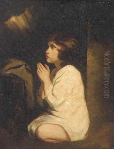 Samuel, The Infant Oil Painting by Sir Joshua Reynolds