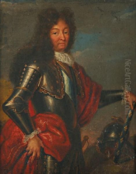 Portrait De Louis Xiv Oil Painting by Hyacinthe Rigaud