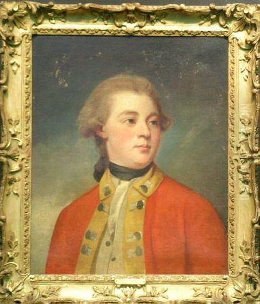 Portrait Of Sir Michael Fleming, Bart. Oil Painting by George Romney