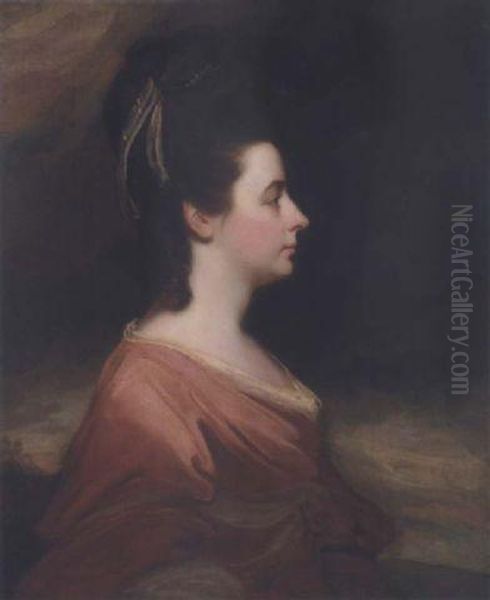 Harriet Gale Oil Painting by George Romney