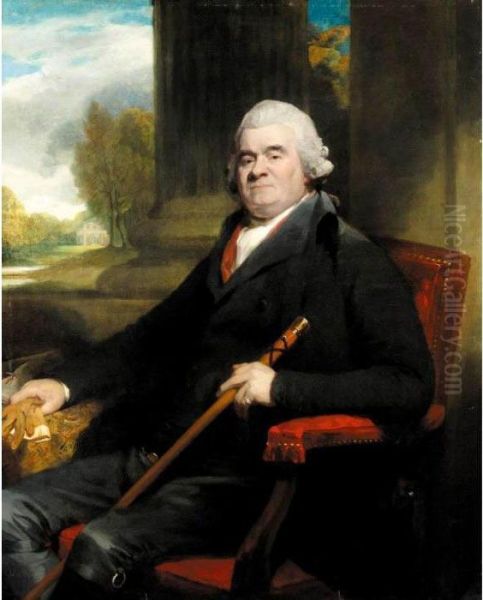 Portrait Of Sir Benjamin Truman (died 1782) Oil Painting by George Romney