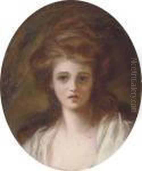 Emma Hart As Circe Oil Painting by George Romney