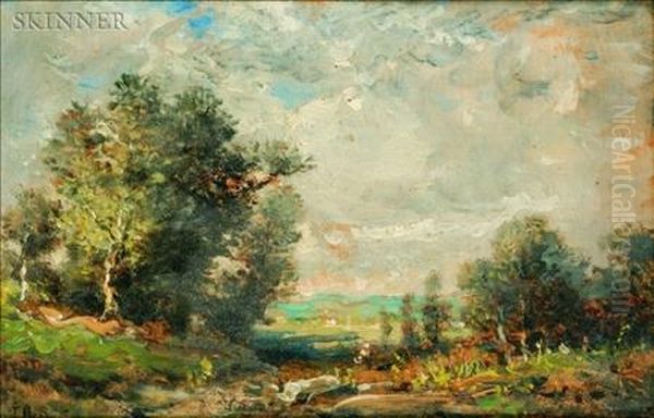 Passing Clouds Oil Painting by Theodore Rousseau