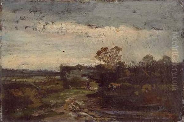 Landscape Oil Painting by Theodore Rousseau