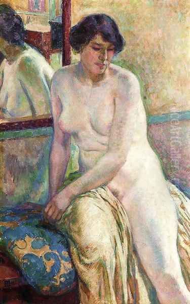 Venetian Woman, I Oil Painting by Theo van Rysselberghe