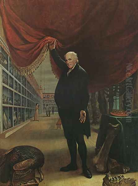 The Artist in his Museum 1822 Oil Painting by Charles Willson Peale