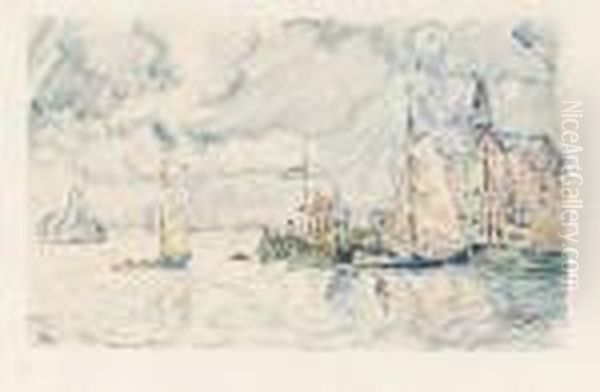 Cote Hollandaise Oil Painting by Paul Signac