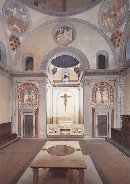 Old Sacristy Oil Painting by Donatello