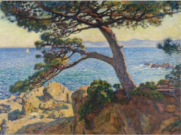 Le Pin De La Fossette Oil Painting by Theo van Rysselberghe