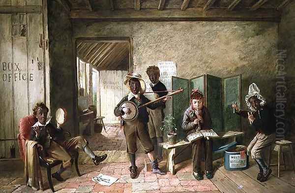 The Nigger Sam Band Oil Painting by Charles Hunt