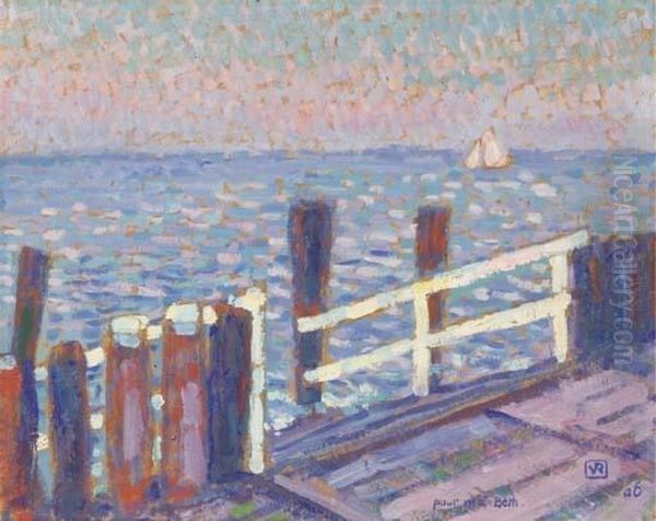 L'estacade Oil Painting by Theo van Rysselberghe