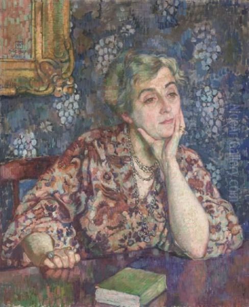 Maria Van Rysselberghe A Jersey Oil Painting by Theo van Rysselberghe