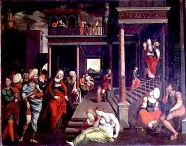 The Presentation in the Temple Oil Painting by Jeronimo Cosida y Ballejo