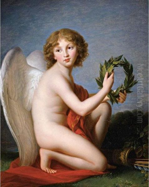 The Young Prince Lubomirski As Amour Oil Painting by Elisabeth Vigee-Lebrun