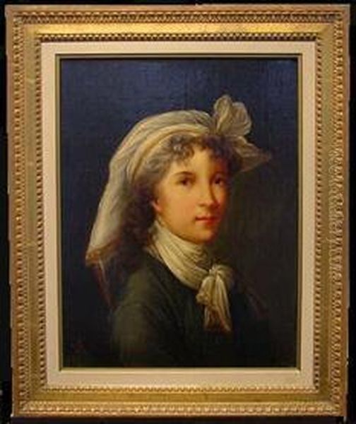 Portrait Of A The Artist Oil Painting by Elisabeth Vigee-Lebrun