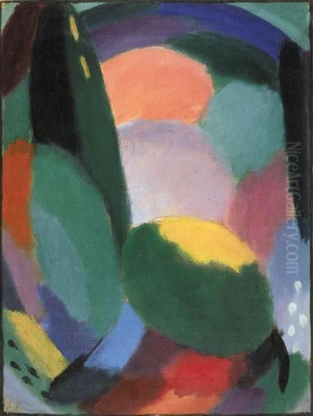 Variation: Glorreicher Abend- Sommersegen Ii Oil Painting by Alexei Jawlensky