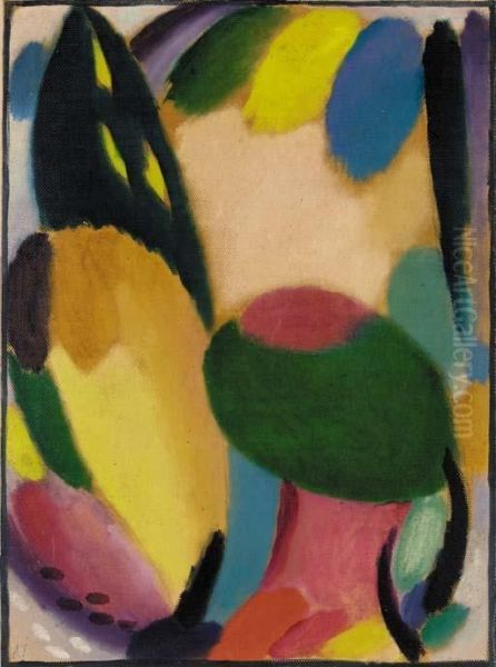 Variation Herbst Oil Painting by Alexei Jawlensky