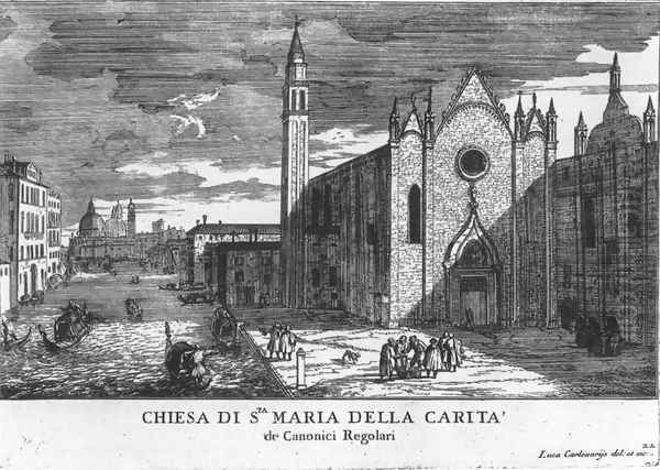 Santa Maria della Carità 1703 Oil Painting by Luca Carlevaris