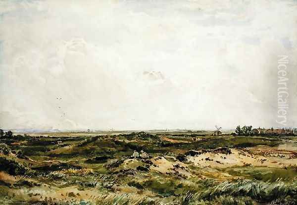 Near Caistor, 1889 Oil Painting by Thomas Collier