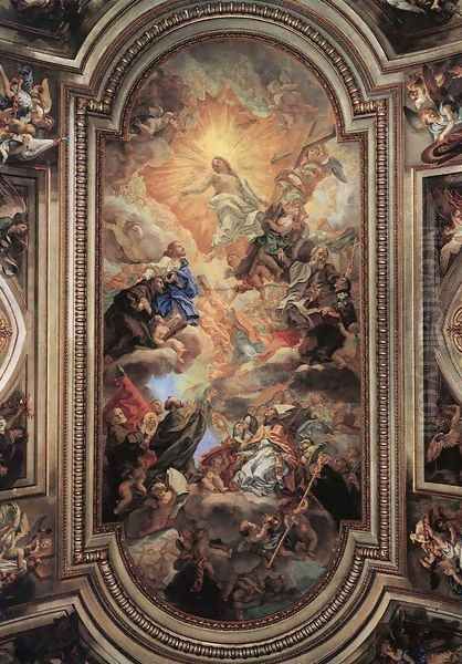 Apotheosis Of The Franciscan Order Oil Painting by Baciccio II