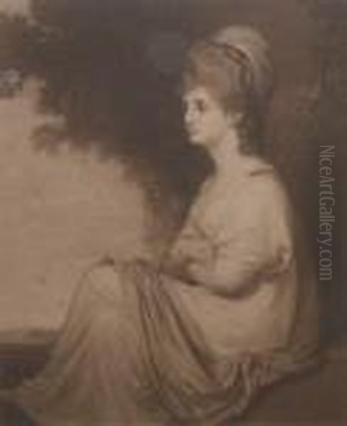 Portrait Of A Lady Oil Painting by Thomas Gold Appleton