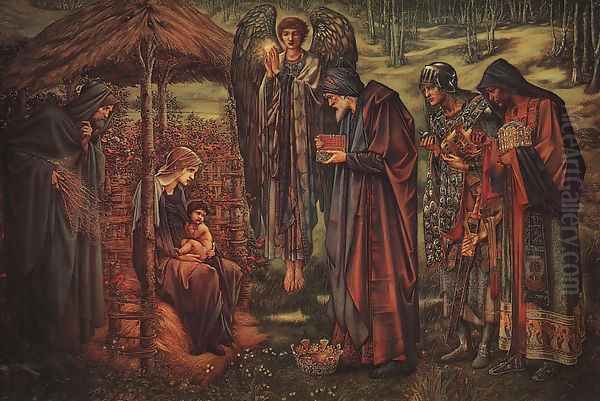 The Star of Bethlehem 1888-91 Oil Painting by Sir Edward Coley Burne-Jones