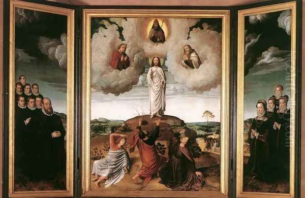 The Transfiguration of Christ 1520 Oil Painting by Gerard David