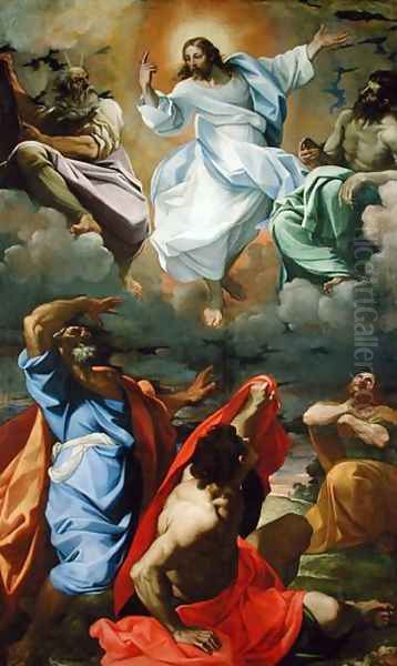 The Transfiguration, 1594-95 Oil Painting by Lodovico Carracci