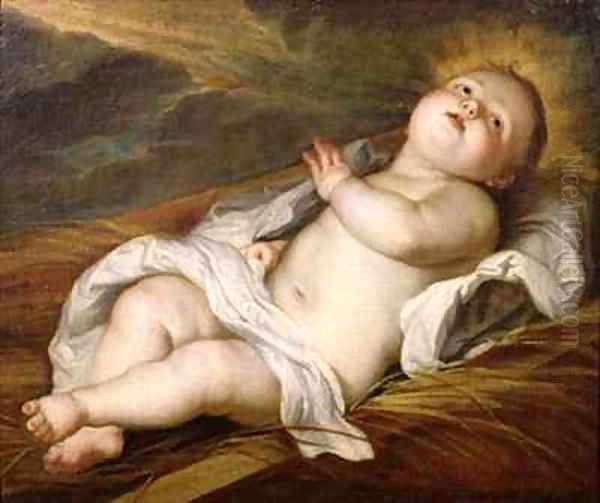 Infant Christ Oil Painting by Sir Anthony Van Dyck