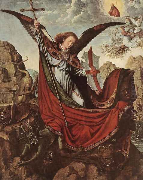 Altarpiece of St Michael Oil Painting by Gerard David