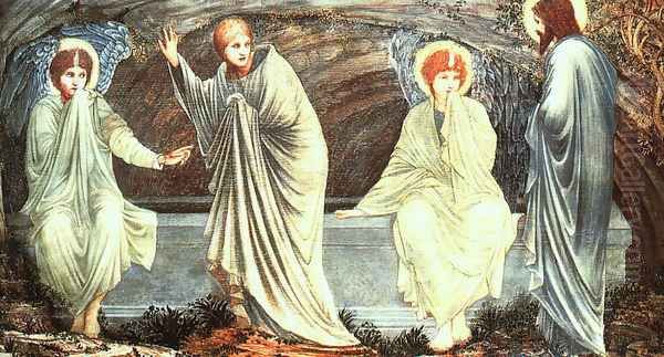 The Morning of the Resurrection 1882 Oil Painting by Sir Edward Coley Burne-Jones