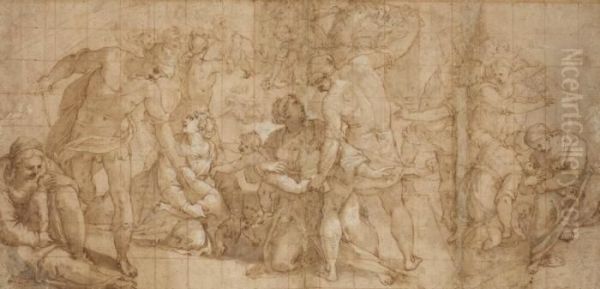 The Massacre Of The Innocents by Niccolo Circignani Il Pomarancio