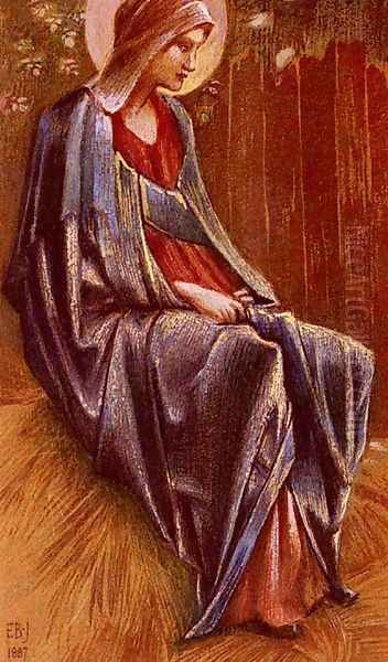 The Virgin Oil Painting by Sir Edward Coley Burne-Jones