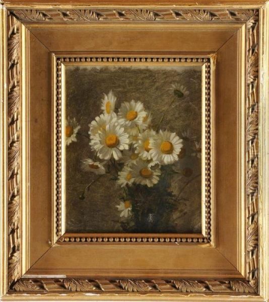 Bouquet De Marguerites Oil Painting by Charles Etienne Corpet