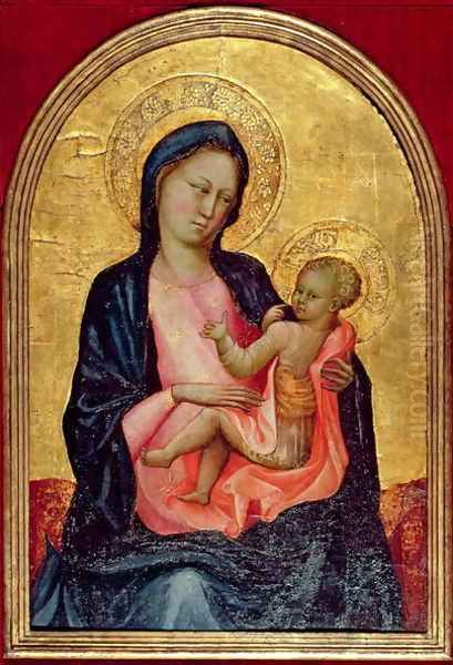 Madonna of Humility, c.1410 Oil Painting by Giovanni Francesco