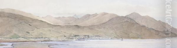 Fort William From Corpach Oil Painting by Charles William Day