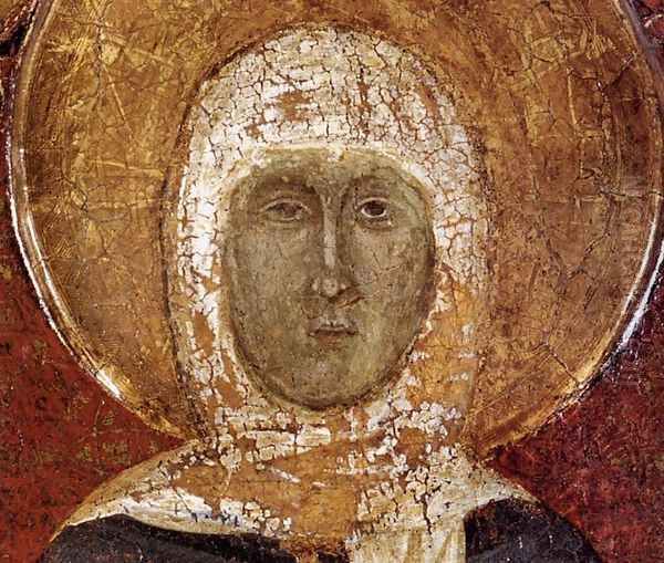 Story of St Margaret of Cortona (detail) c. 1298 Oil Painting by Italian Unknown Masters