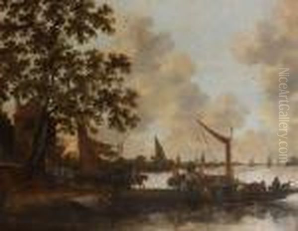 La Travers Oil Painting by Hendrik De Meyer