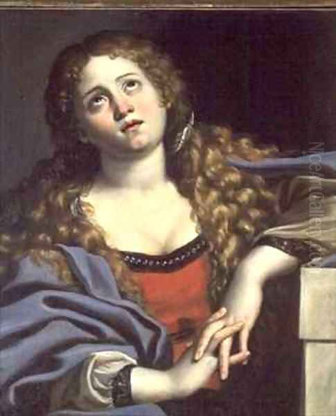 St Mary Magdalene Oil Painting by Domenico Zampieri (Domenichino)