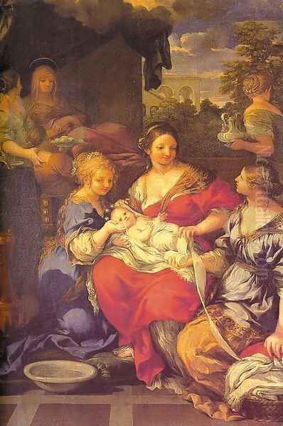 Nativity of the Virgin Oil Painting by Pietro Da Cortona (Barrettini)