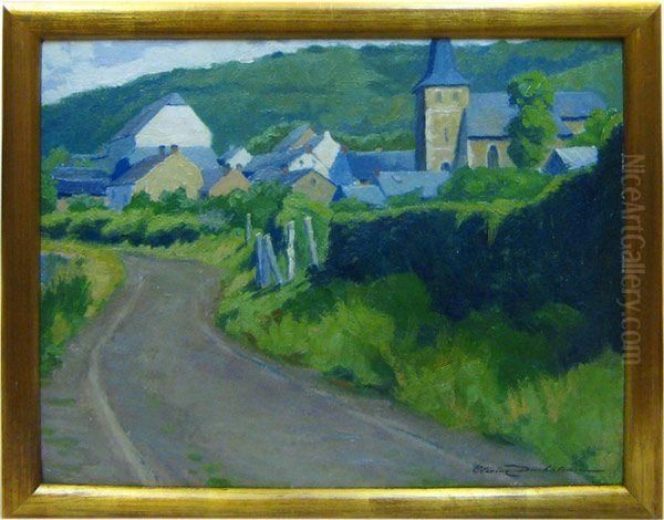 Le Village Oil Painting by Olivier Duchateau