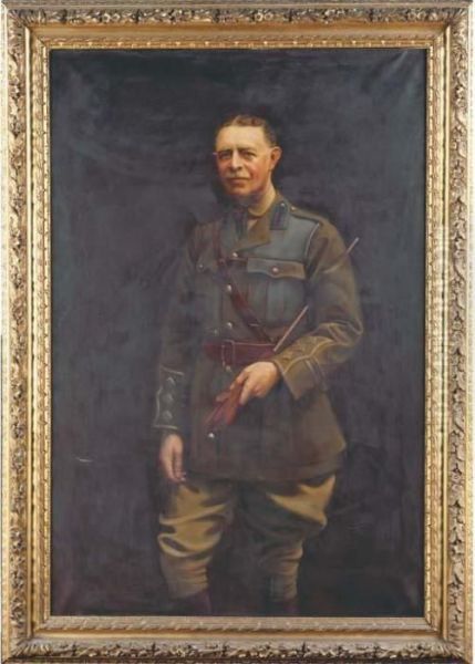 Portrait Of Captain W. H. France-hayhurst Oil Painting by John Fred. Harrison Dutton