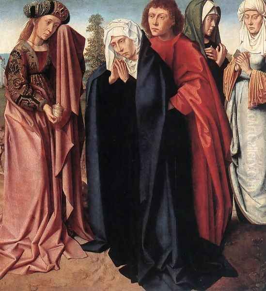 The Holy Women and St John at Golgotha 1480-85 Oil Painting by Gerard David